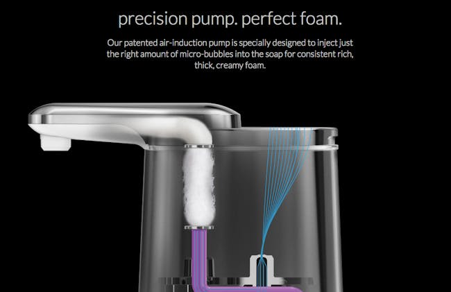 simplehuman Sensor 10oz Foam Soap Pump Rechargeable - Polished - 4