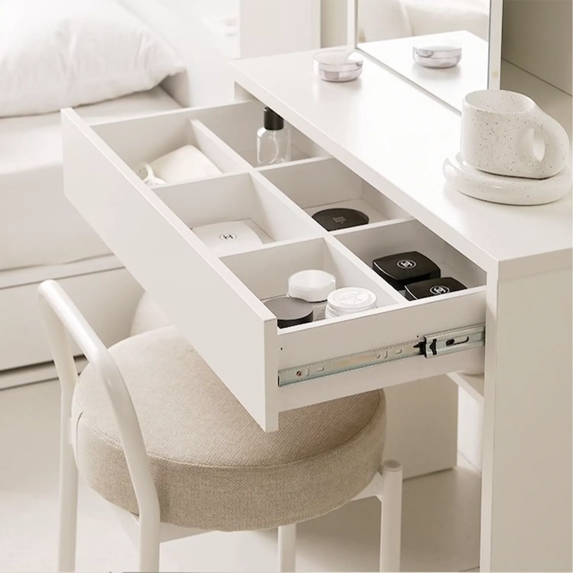 Bonnie Mirror Dressing Table 0.8m - Oak - 24