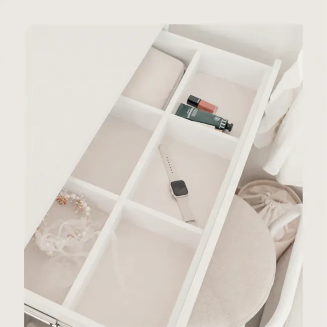 Bonnie Mirror Dressing Table 0.8m - Oak - 21