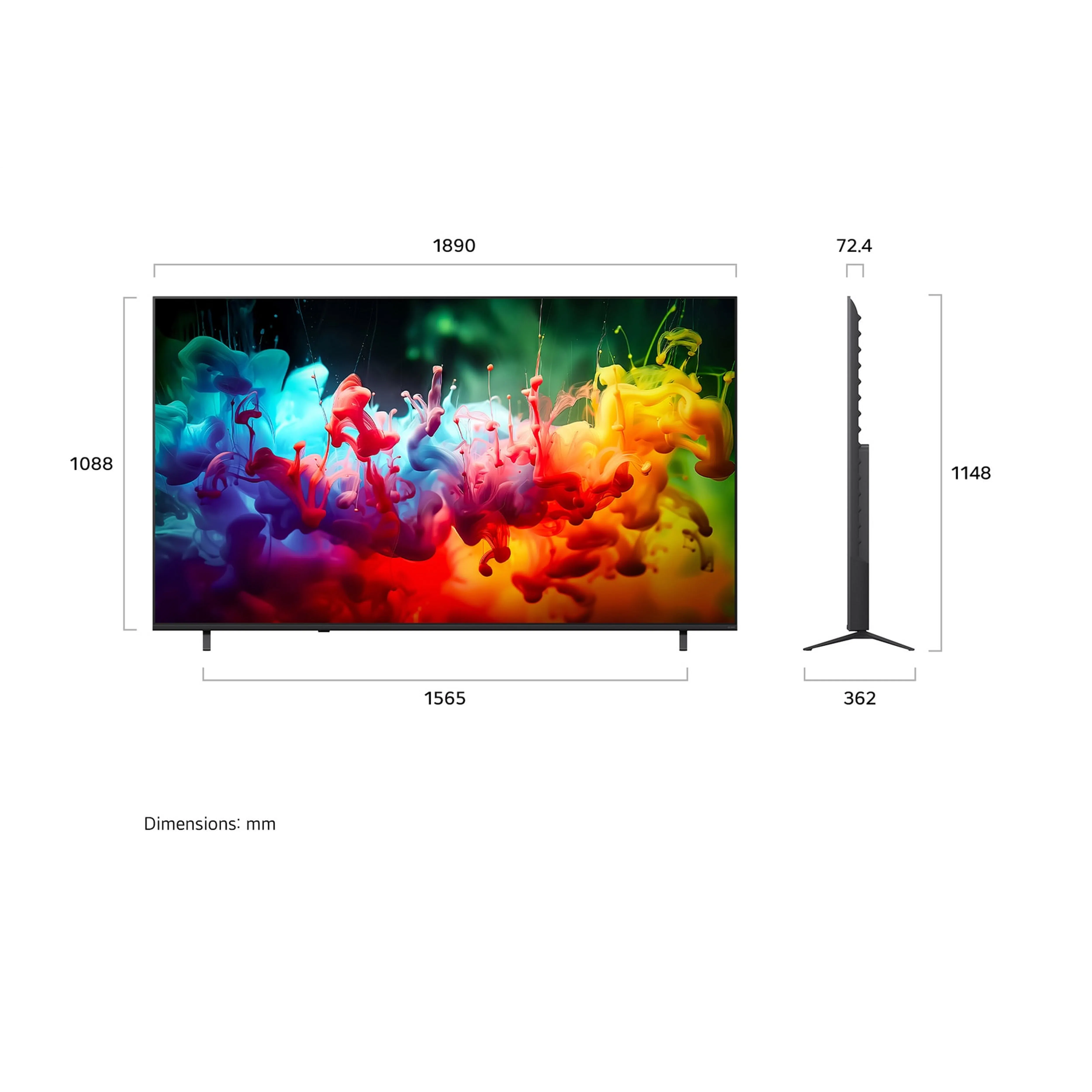 LG 85 Inch QNED70 AI Mini LED 4K Smart TV 2026 *Online Exclusive* - 15