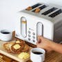 Odette Streamline 4-Slice Bread Toaster - White - 1