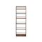 Micel 6 Tier Wall Shelf 0.6m - Walnut