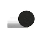 ESSENTIALS Super Single Box Bed - Coal (Faux Leather)