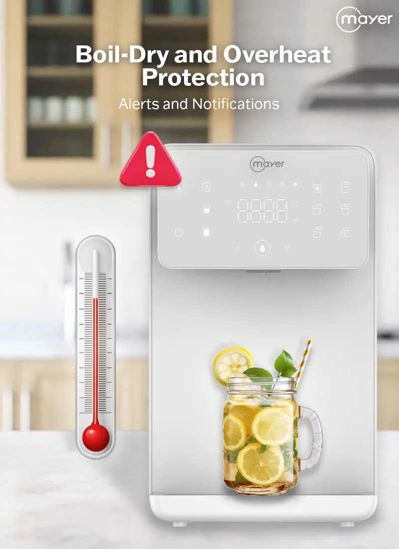 Mayer 4.8L Instant Hot & Cold Water Dispenser with Filter MMIWD48C - 7
