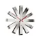Ribbon Wall Clock - Steel
