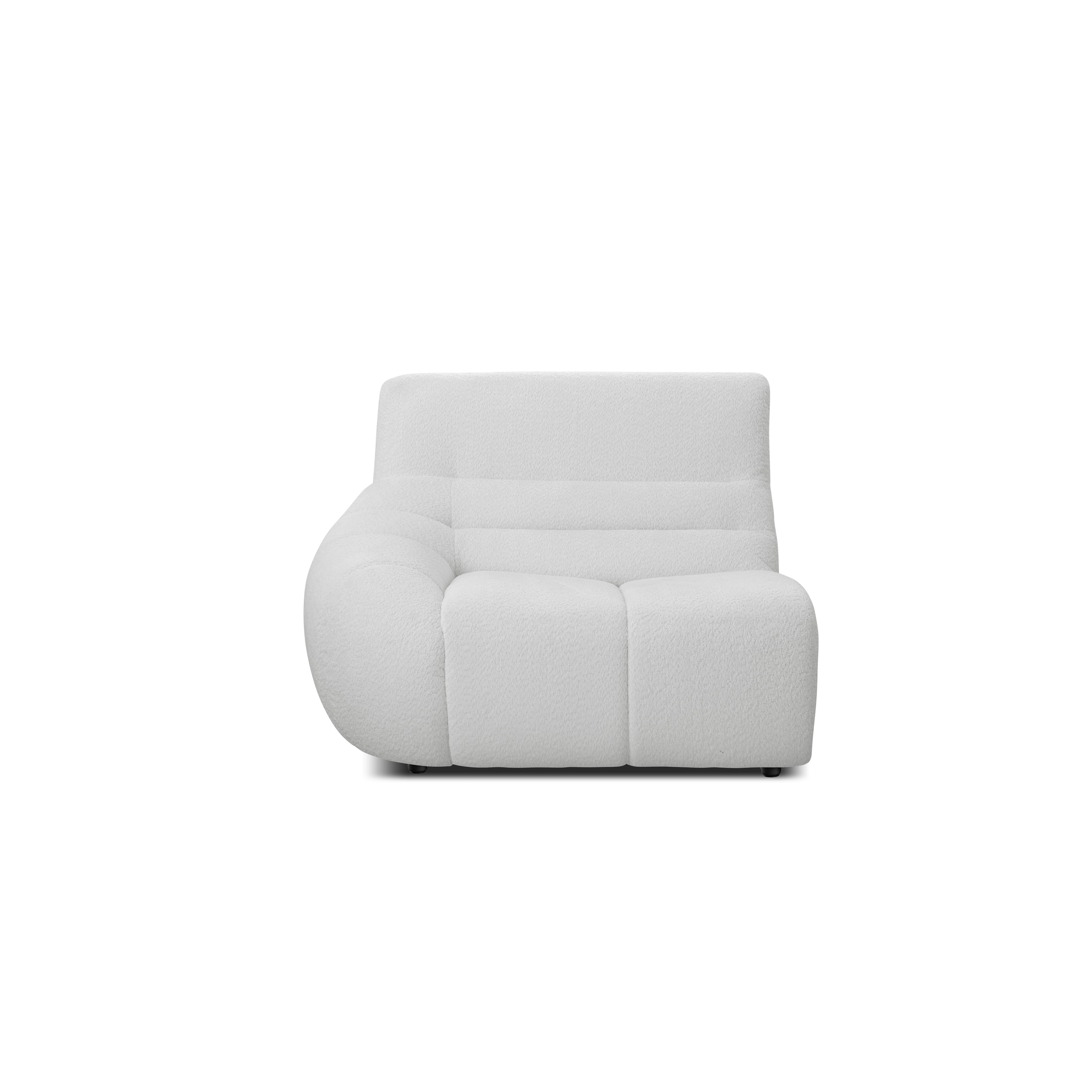 Tara Left Arm Sofa Unit - Grey