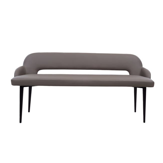 (As-is) Tatum Bench 1.5m - Taupe (Faux Leather) - 1