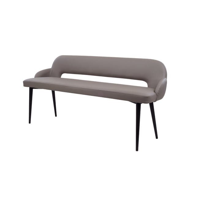 (As-is) Tatum Bench 1.5m - Taupe (Faux Leather) - 7