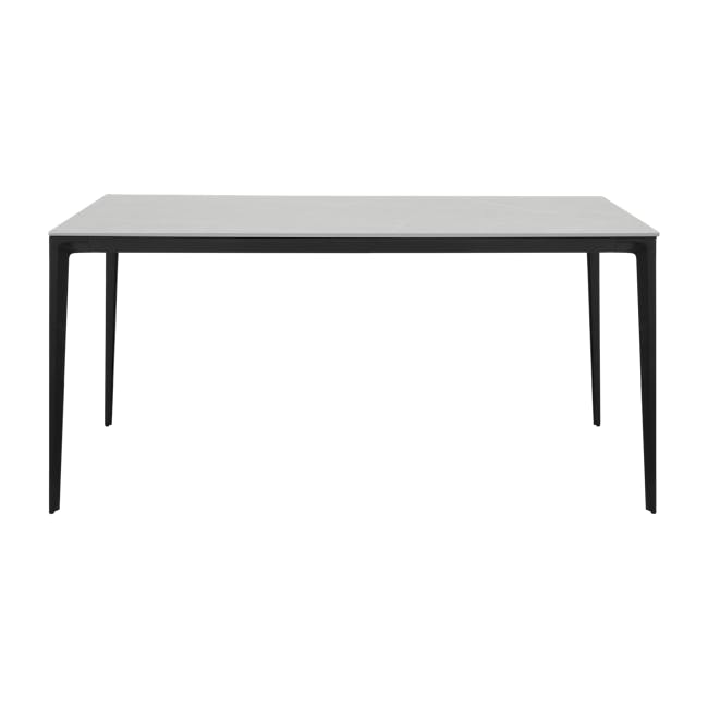 Edna Dining Table 1.6m - Granite Grey (Sintered Stone) - 2