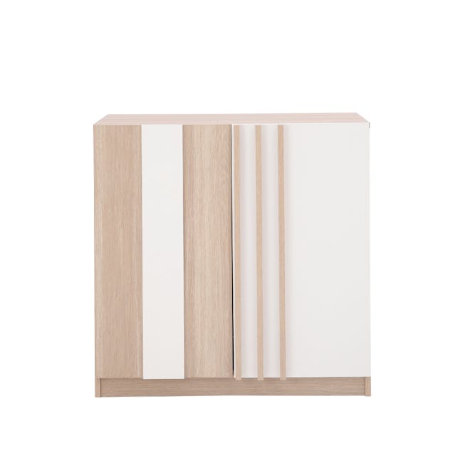Vana Cabinet 0.8m - Oak, White - 1