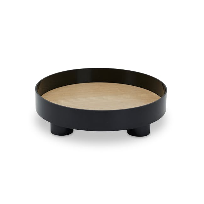 Edd Nordic Tray with Stand - Black - 0