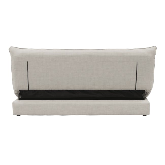 Tessa 3 Seater Storage Sofa Bed - Beige (Eco Clean Fabric) - 19