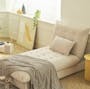 Tessa 3 Seater Storage Sofa Bed - Beige (Eco Clean Fabric) - 8