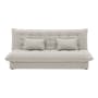 Tessa L-Shaped Sofa Bed - Beige (Eco Clean Fabric) - 14