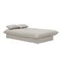 Tessa L-Shaped Sofa Bed - Beige (Eco Clean Fabric) - 13