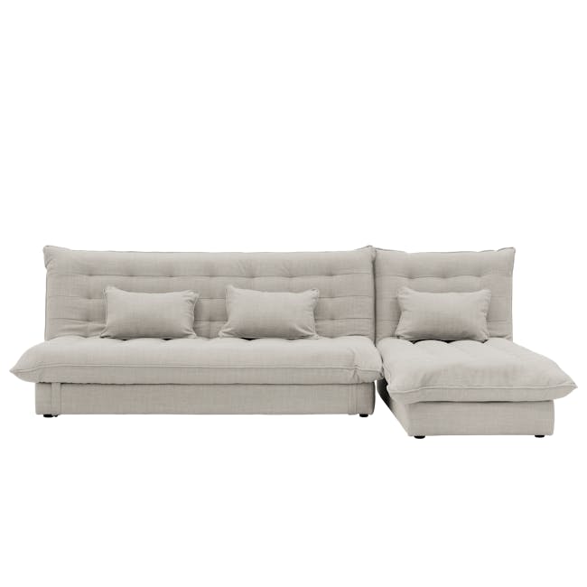 Tessa L-Shaped Sofa Bed - Beige (Eco Clean Fabric), Tessa by Tessa L-Shaped Sofa Bed - Beige (Eco Clean Fabric), Tessa by