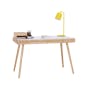 Reth Study Table 1.2m - White, Natural - 6