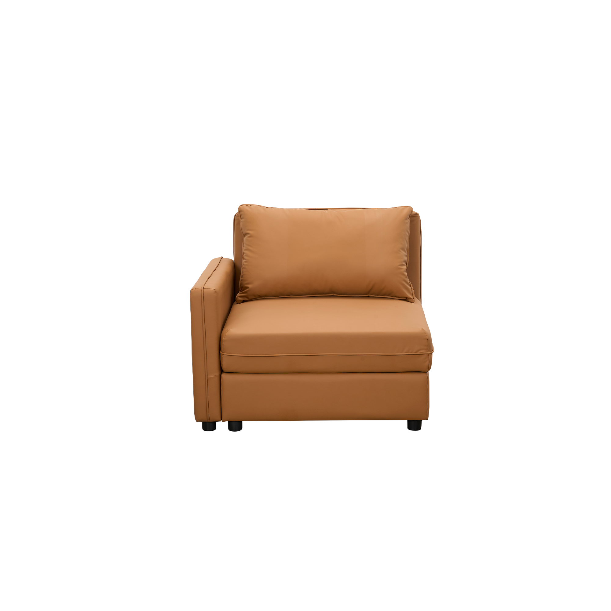Cameron Left Storage Arm Unit - Tan (Pet Friendly)