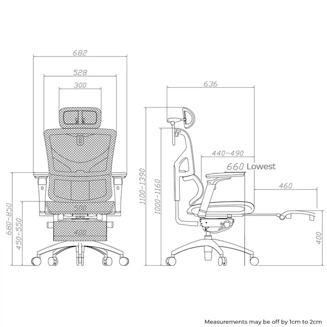 Sail Basic Ergonomic Chair V4 - Black - 14