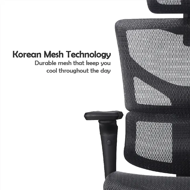 Sail Basic Ergonomic Chair V4 - Black - 4