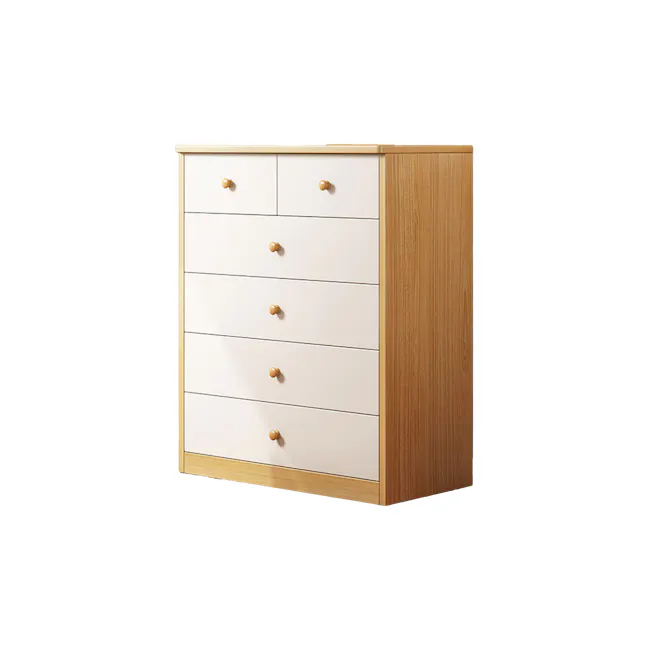 Kendric 6 Drawer Chest 0.6m - White Oak - 1
