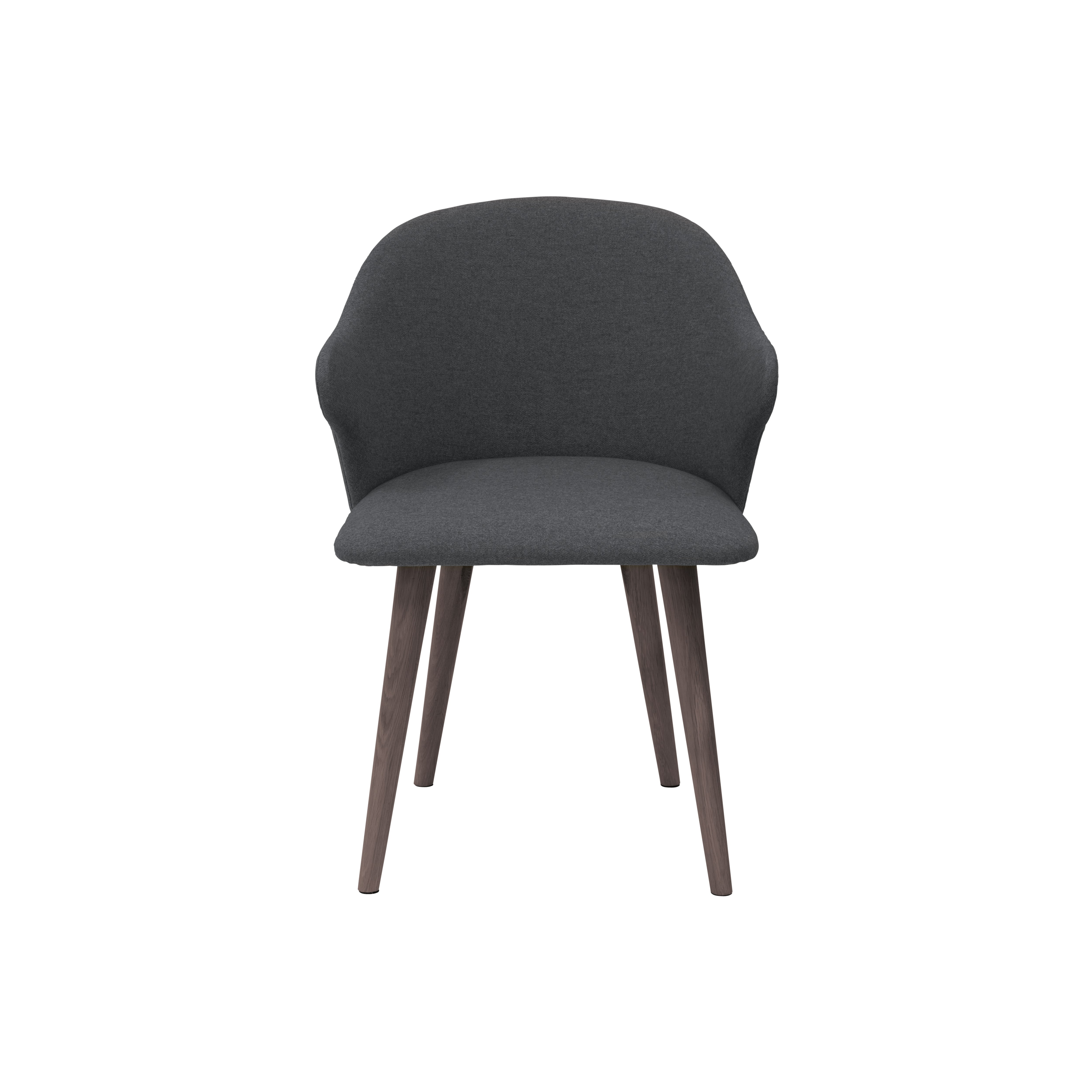 Runa Dining Armchair Walnut, Battleship Grey, Dakota by HipVan HipVan