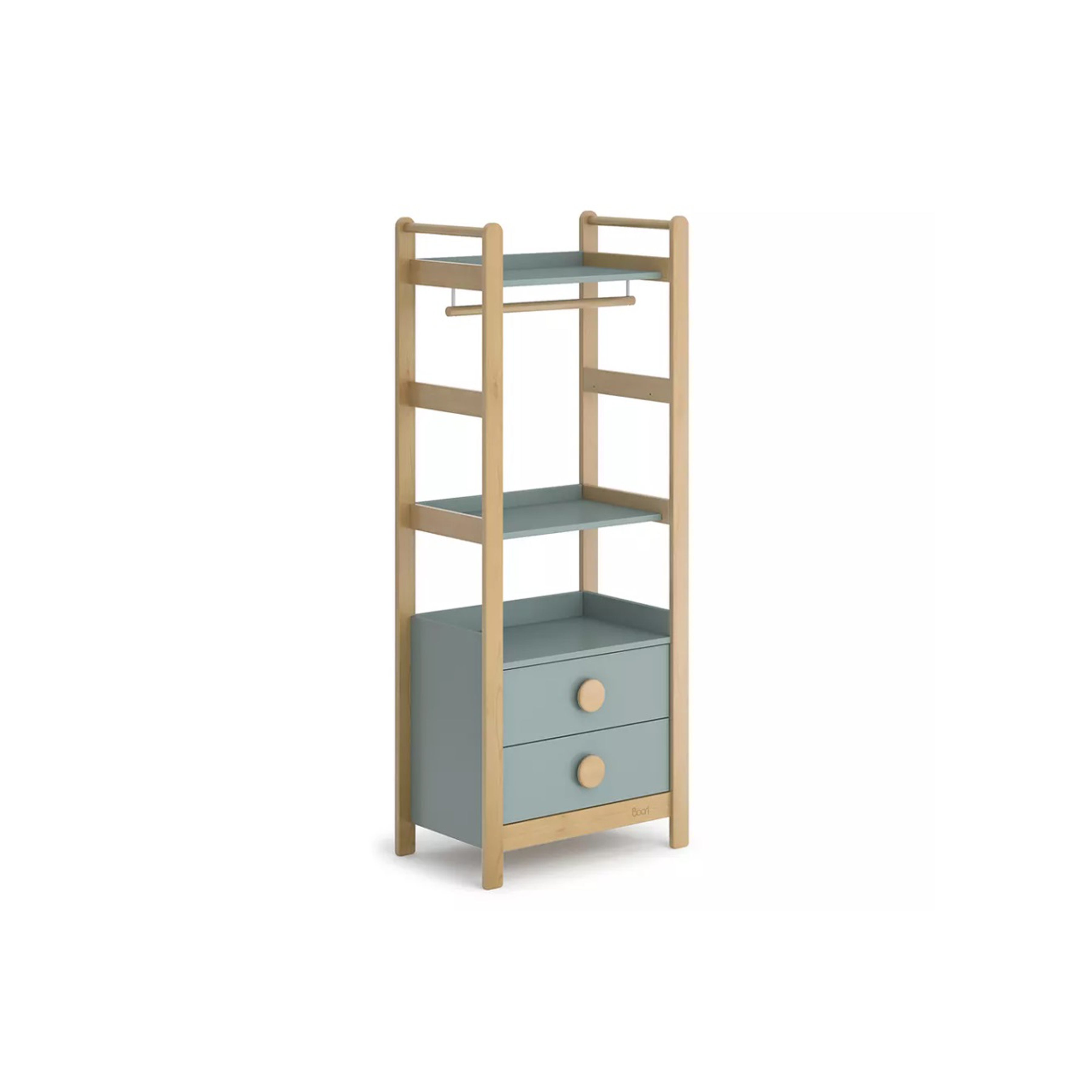 Tidy Storage Bookcase - Blueberry & Almond