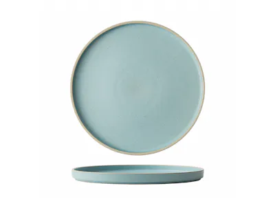 Luzerne MOD Round Coupe Plate - Frosted Blue (3 Sizes)