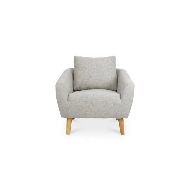 Hana 3 Seater Sofa with Hana Armchair - Sand - 11
