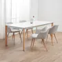 Nelson Dining Table 1.8m - White Marble (Sintered Stone) - 7
