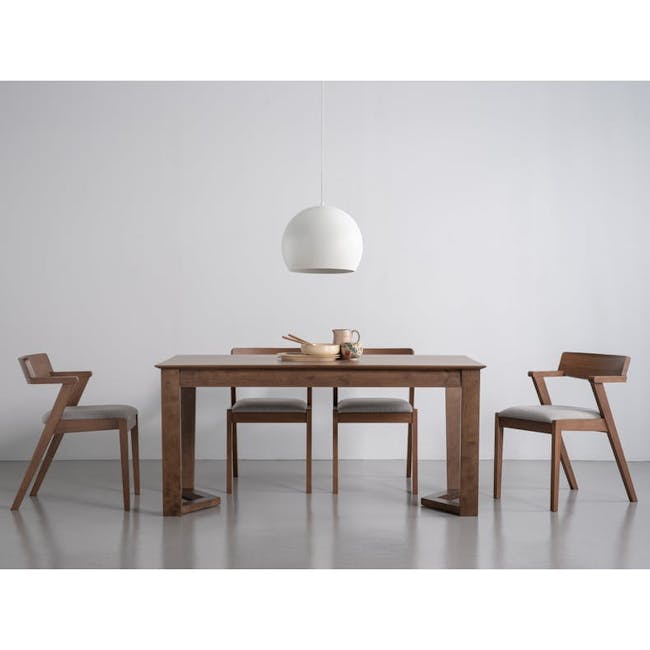 Meera Extendable Dining Table 1.6m-2m - Cocoa - 3