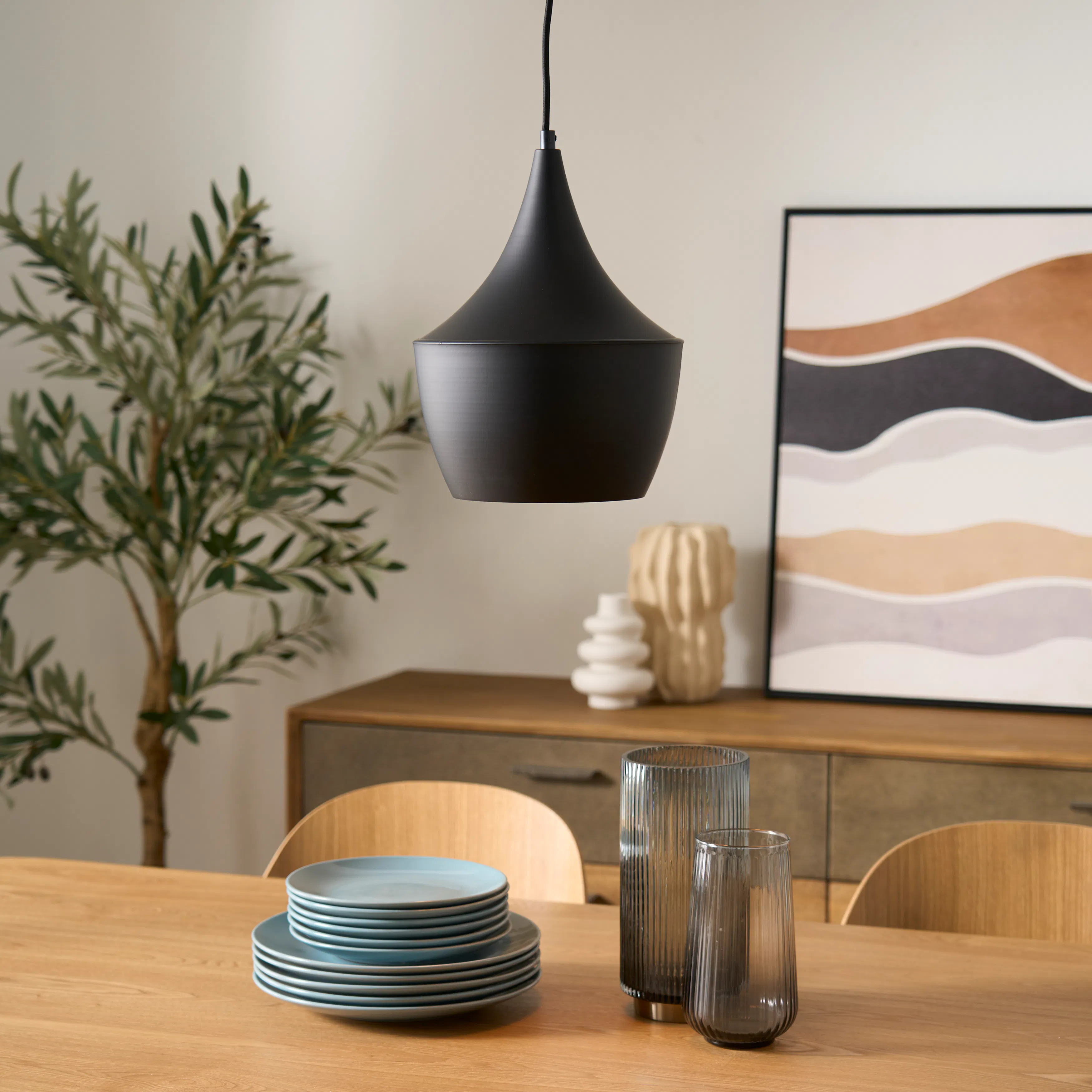 Sven Bell Pendant Lamp - Black - 10