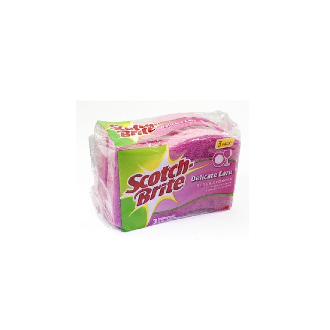 Scotch-Brite Light Duty Scrub-Sponge (Pack of 3) - 0