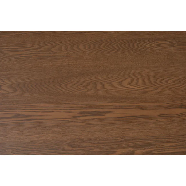 Clarkson Dining Table 1.8m in Cocoa with 4 Fabian Dining Chairs in Dolphin Grey - 12 - Wooden surface, natural wood grain