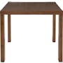 Clarkson Dining Table 1.8m in Cocoa with 4 Fabian Dining Chairs in Dolphin Grey - 5