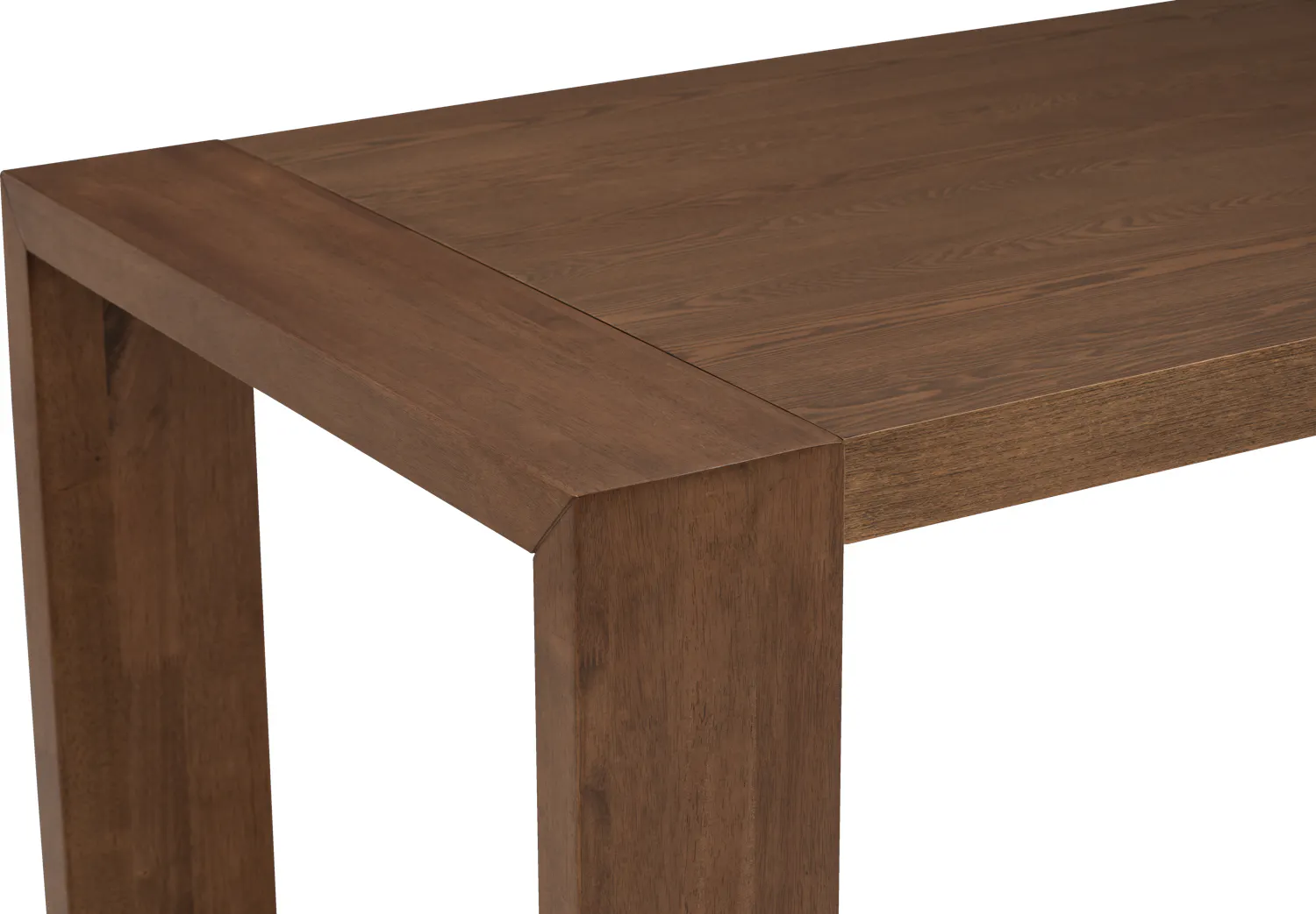 Clarkson Dining Table 1.8m - Cocoa - 11 - Wooden table with smooth surface, dark brown finish, rectangular shape, sturdy
