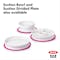 OXO Tot Stick & Stay Divided Plate - Pink - 8
