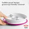 OXO Tot Stick & Stay Divided Plate - Pink - 6