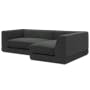 Abby Chaise Lounge Sofa - Granite - 6