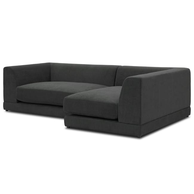 Abby Chaise Lounge Sofa - Granite - 5