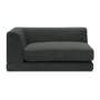 Abby Chaise Lounge Sofa - Granite - 5
