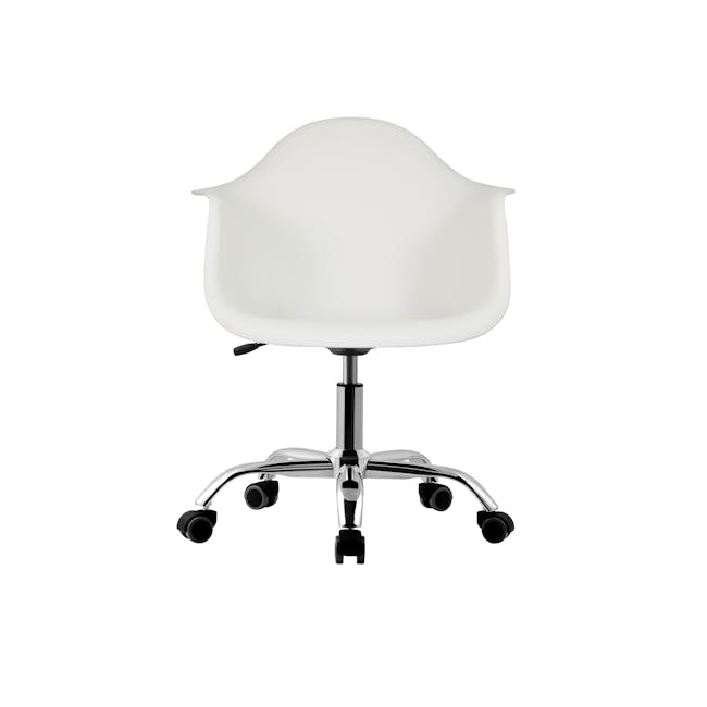 Lars Mid Back Office Chair - White - 1