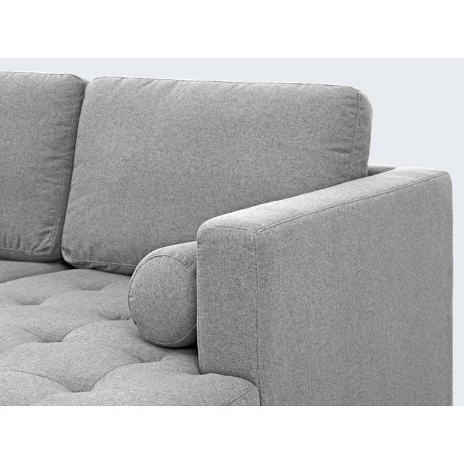 Nolan L-Shaped Sofa - Slate (Smaller Size - W257) - 5