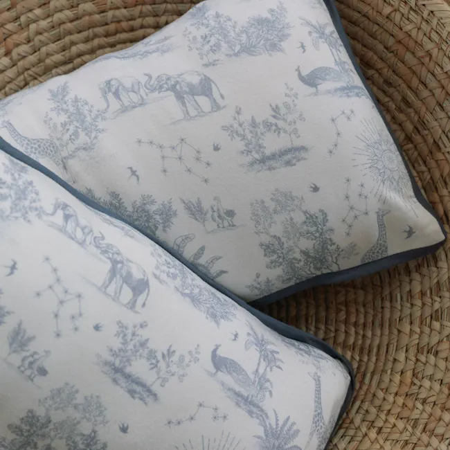 House of Holly Luxe Cloud Pillow - Savanna Toile Midnight Blue (3 sizes) - 3