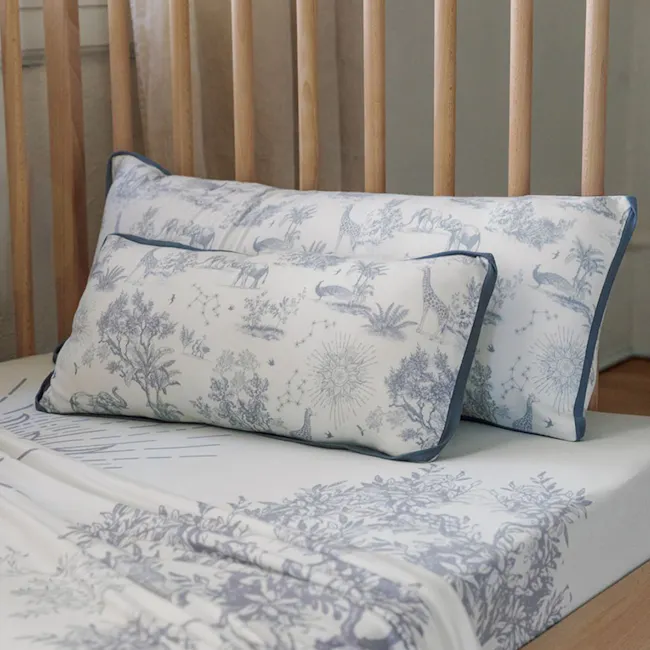 House of Holly Luxe Cloud Pillow - Savanna Toile Midnight Blue (3 sizes) - 2