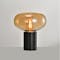 Karl Johan Marble Table Lamp - Black, Amber - 3