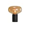 Karl Johan Marble Table Lamp - Black, Amber - 0