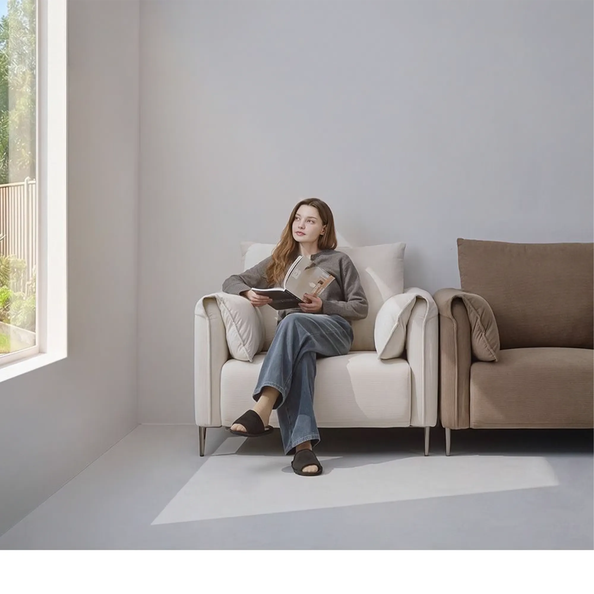 Taro 2 Seater Sofa - Mocha - 12