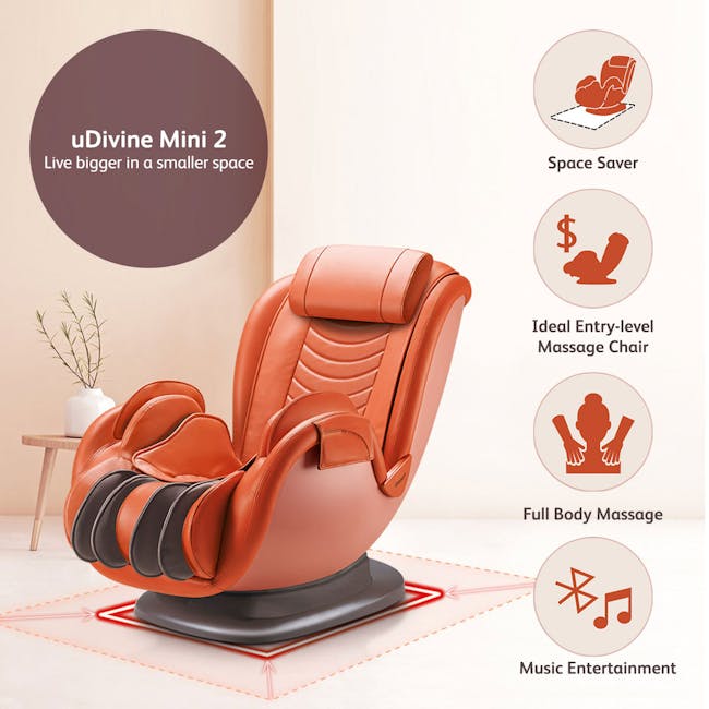 OSIM uDivine Mini 2 Massage Sofa - Orange - 1