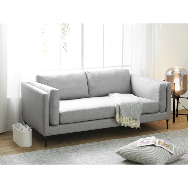 Pierce 3 Seater Sofa - Earl Grey (Eco Clean Fabric) - 1